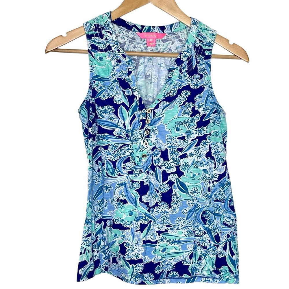 Lilly Pulitzer Tank Top Koalifications Womens XS